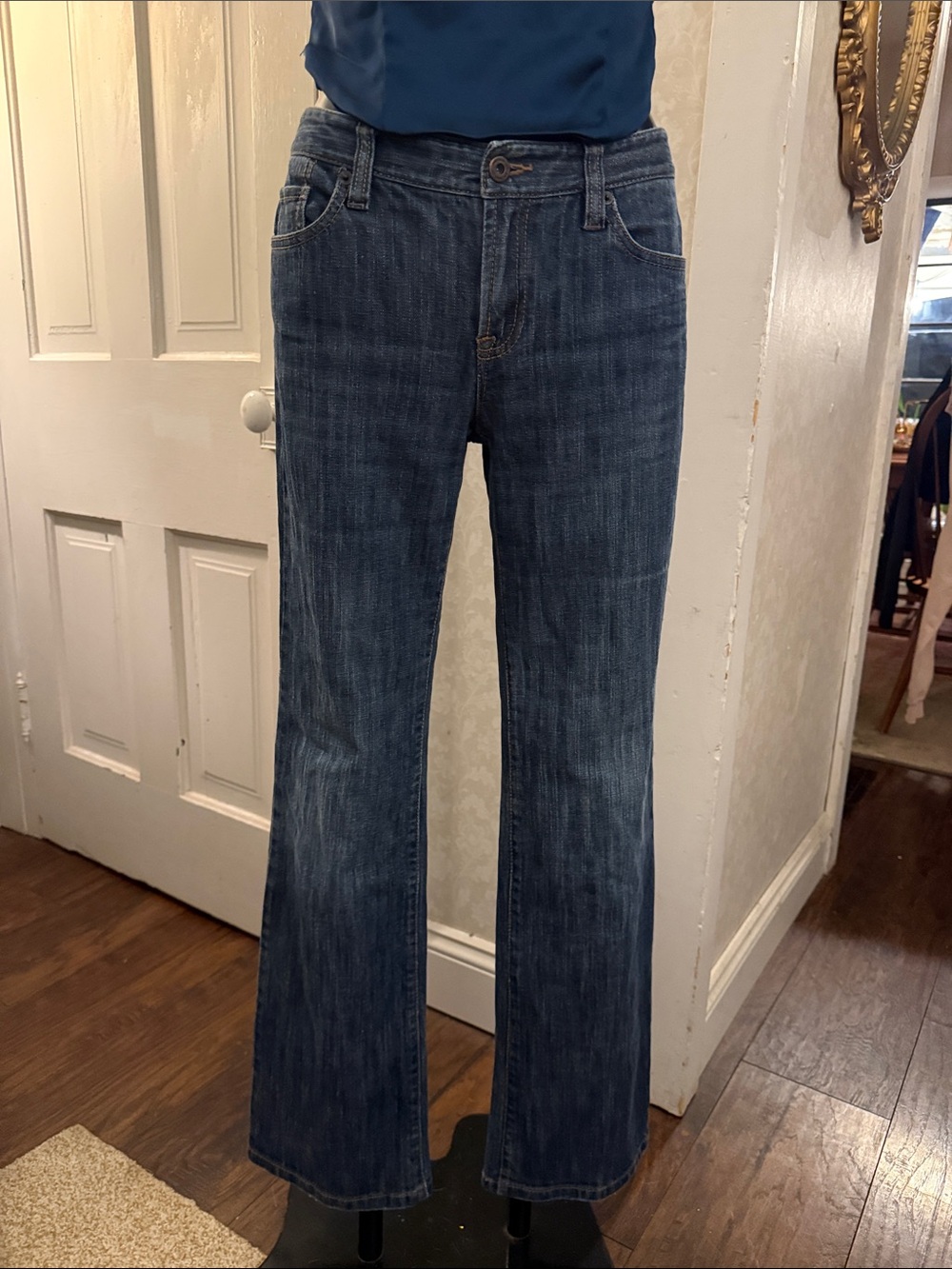 Loft Original Boot Cut Denim Jeans Midrise 8”Sz 4